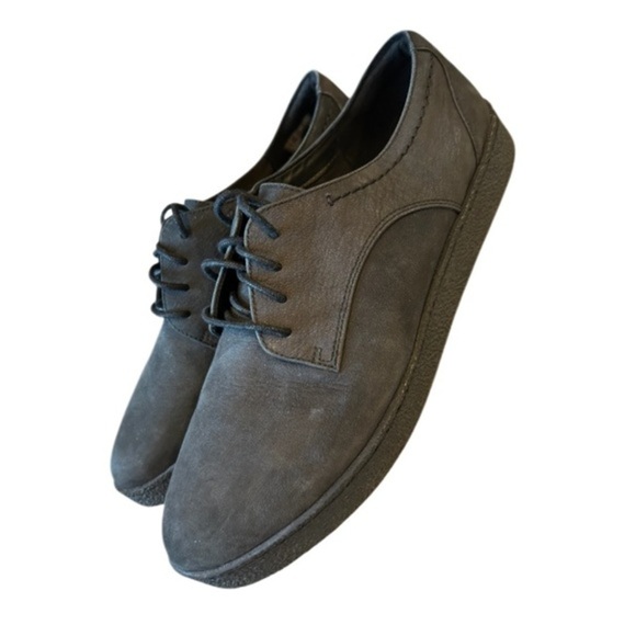 CLARKS LILLIA LOLA BLACK NUBUCK LEATHER PLATFORM CASUAL SHOES, WOMENS SZ 8.5 - Picture 2 of 9